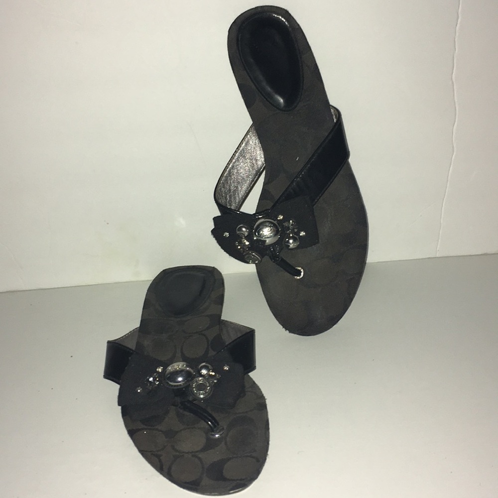COACH SYLVIA  Sandals sz. 8.5 B. Good condition.